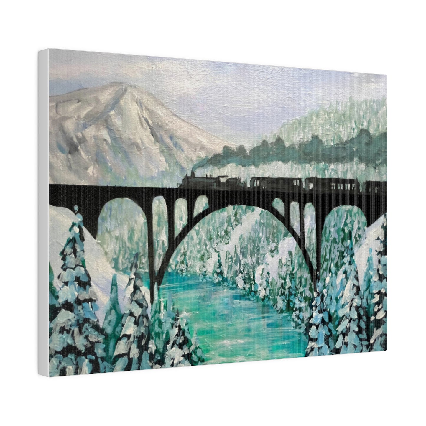 Glacier Express | Matte Canvas, Stretched