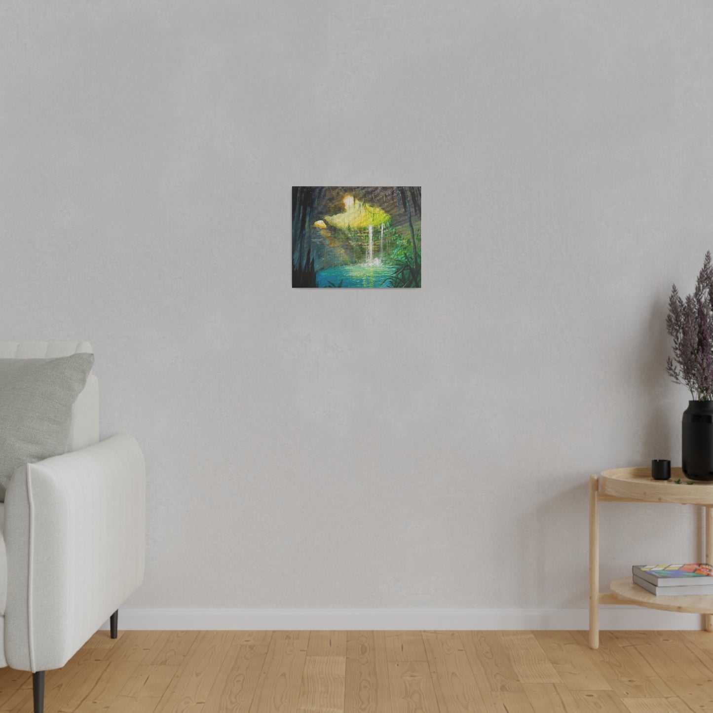 Secluded Cave | Matte Canvas, Stretched