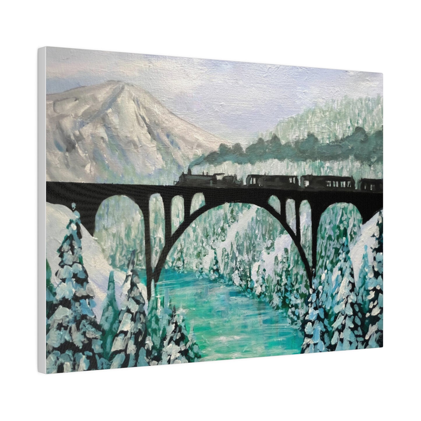 Glacier Express | Matte Canvas, Stretched