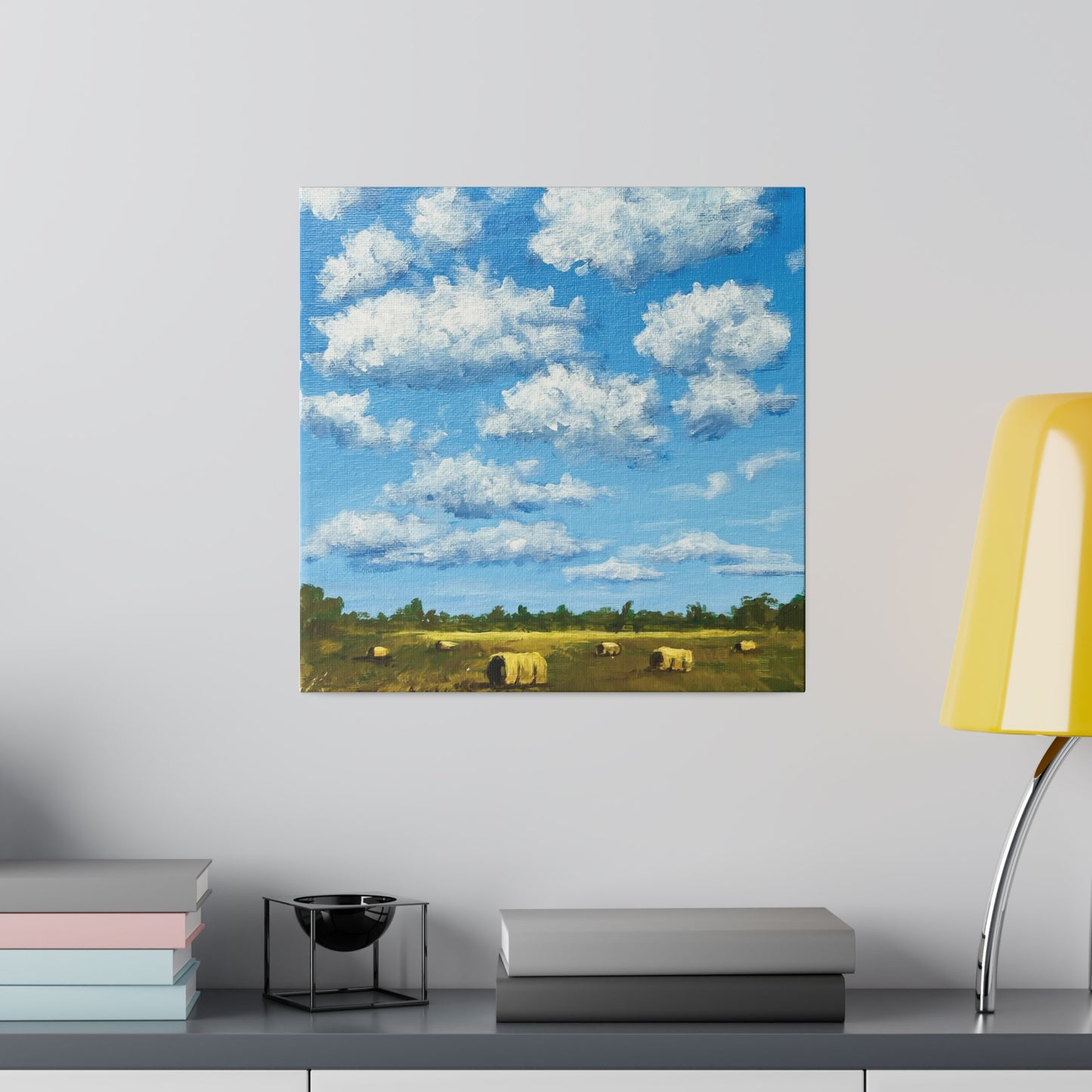 Cottonball Clouds | Matte Canvas, Stretched
