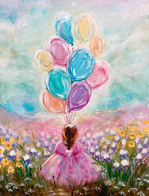Girl with Balloons