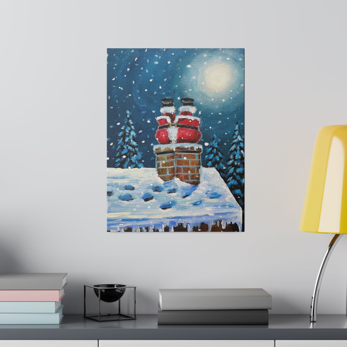 Hurry Down the Chimney | Matte Canvas