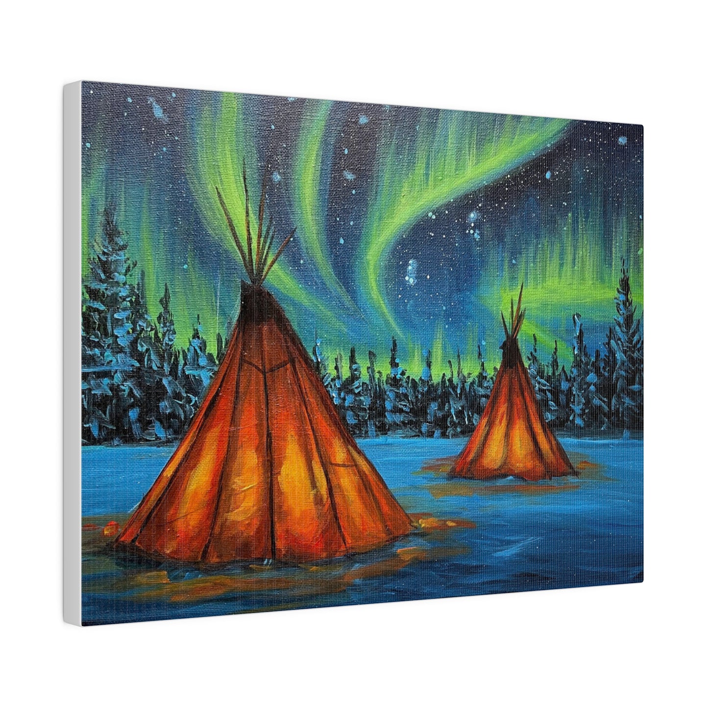 Northern Lights of Norway - Matte Canvas, Stretched