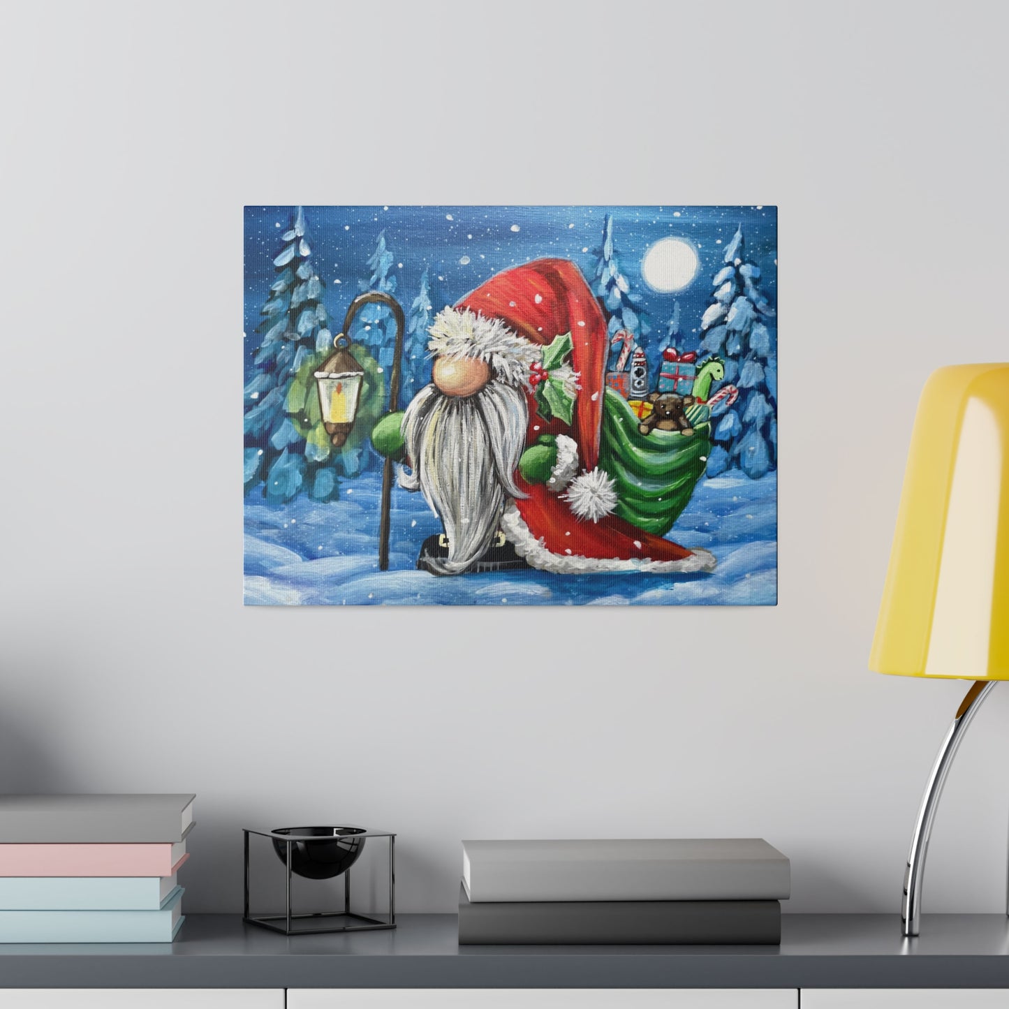 Gnome St. Nick | Matte Canvas, Stretched