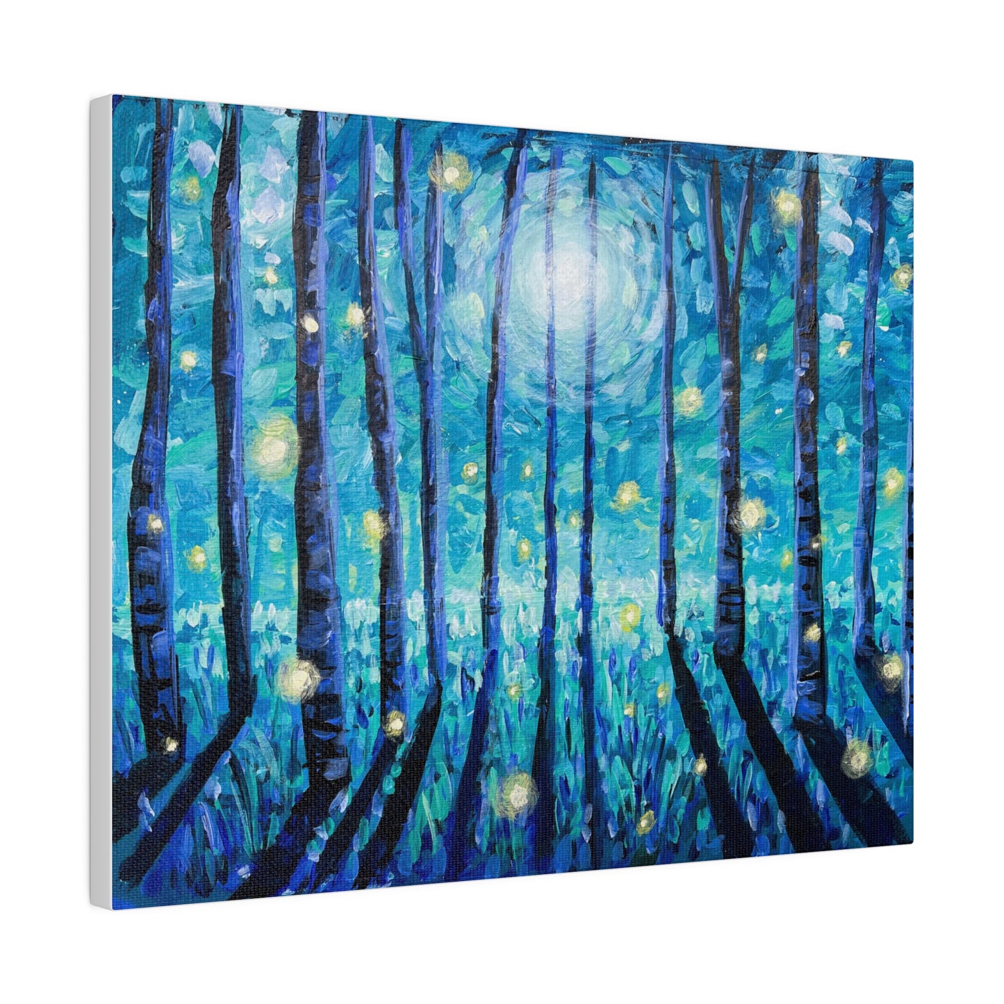 Summer Birch | Matte Canvas, Stretched
