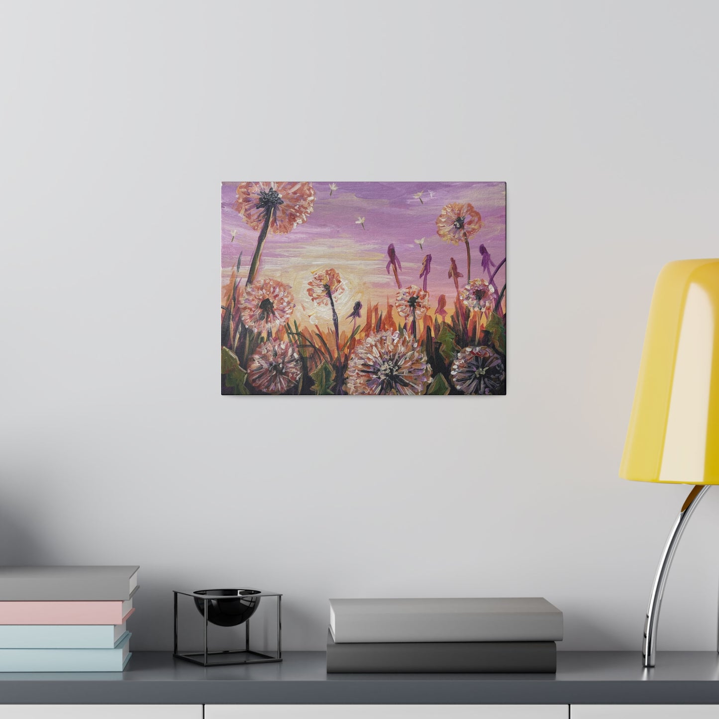 Dandelion Field | Matte Canvas, Stretched