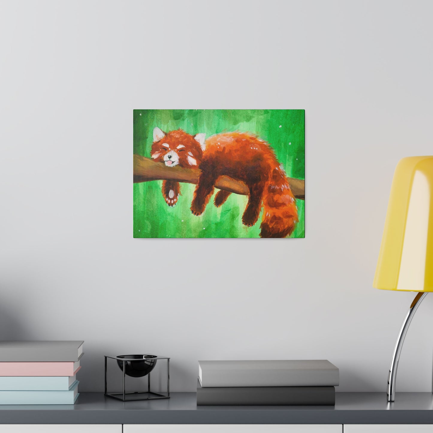 Red Panda | Matte Canvas, Stretched