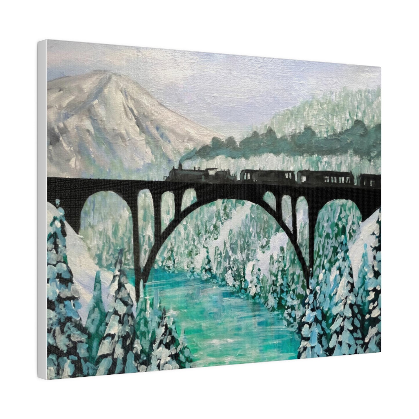 Glacier Express | Matte Canvas, Stretched