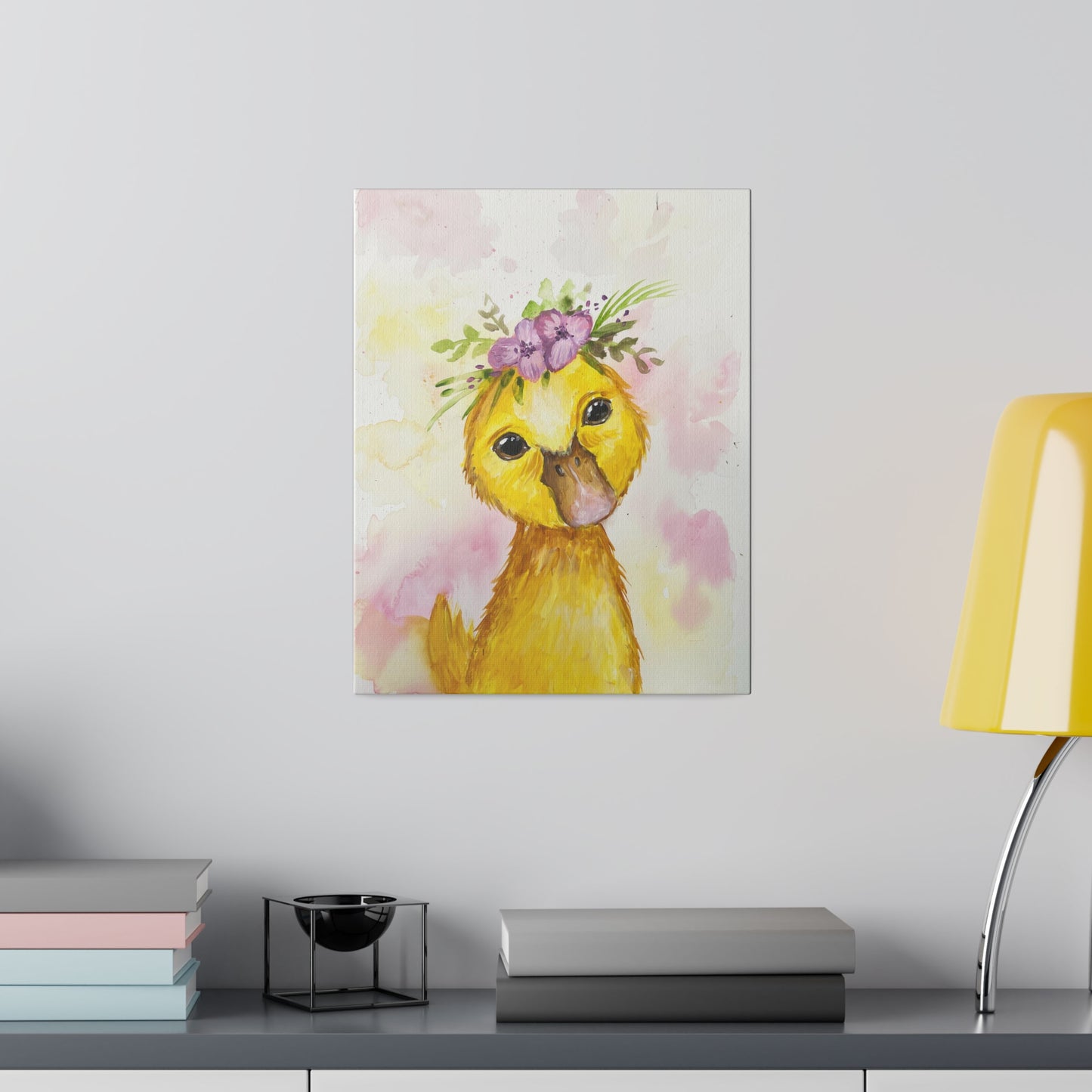 Farmyard Friends - Duck | Matte Canvas, Stretched
