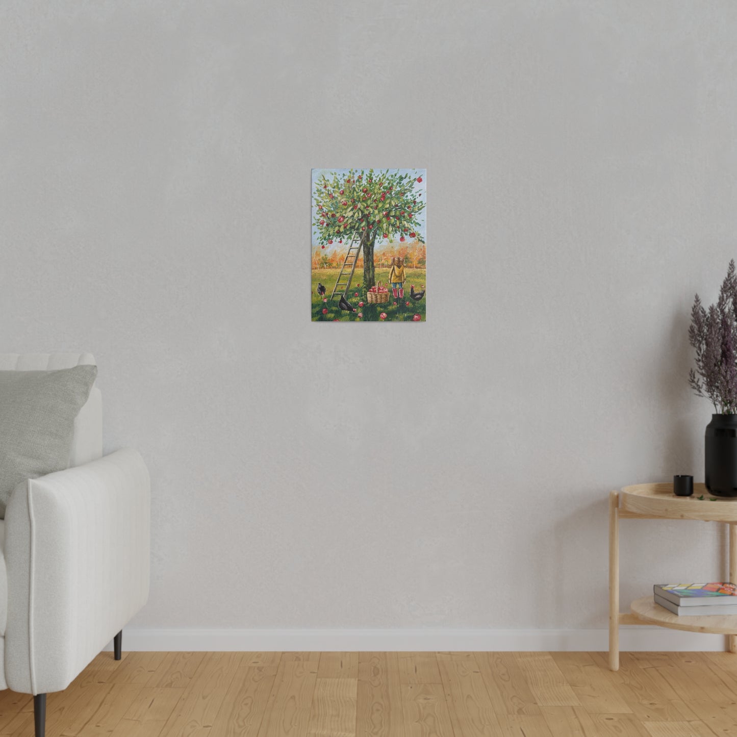 Apple Picking | Matte Canvas, Stretched