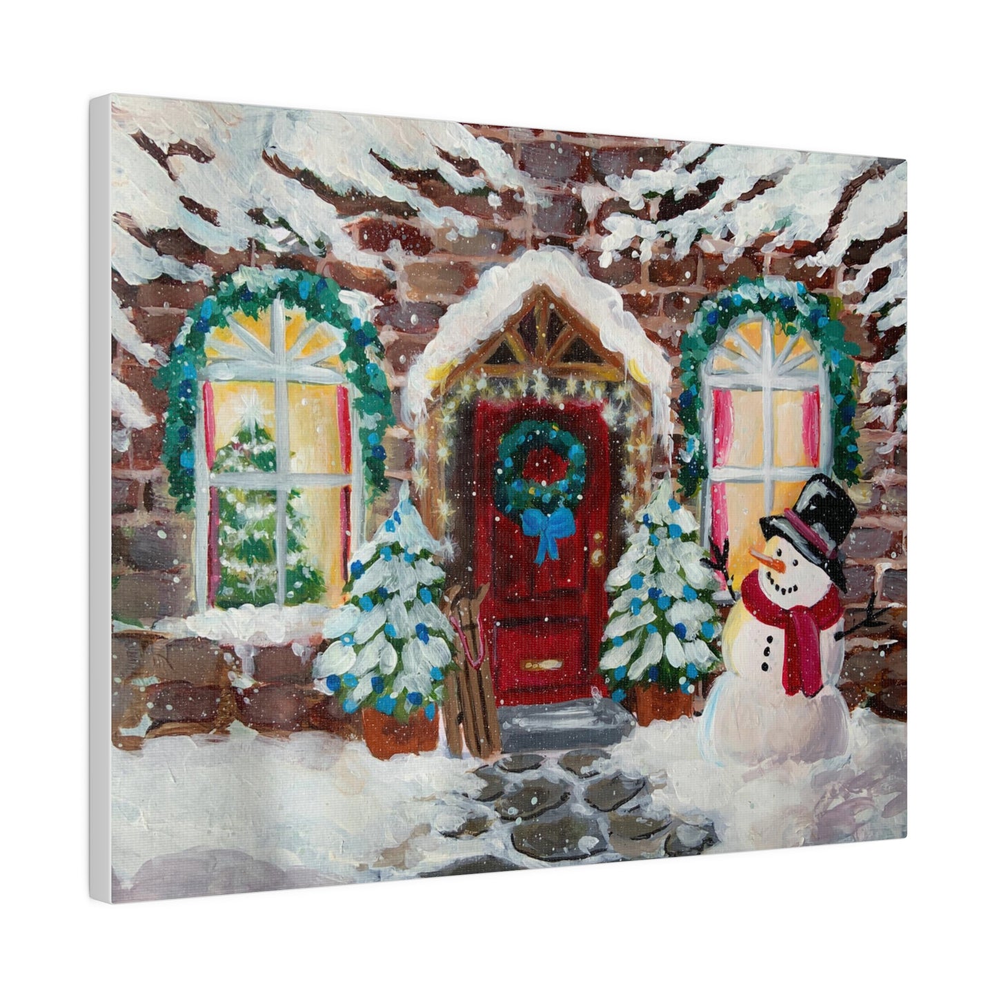 Home for the Holidays | Matte Canvas, Stretched