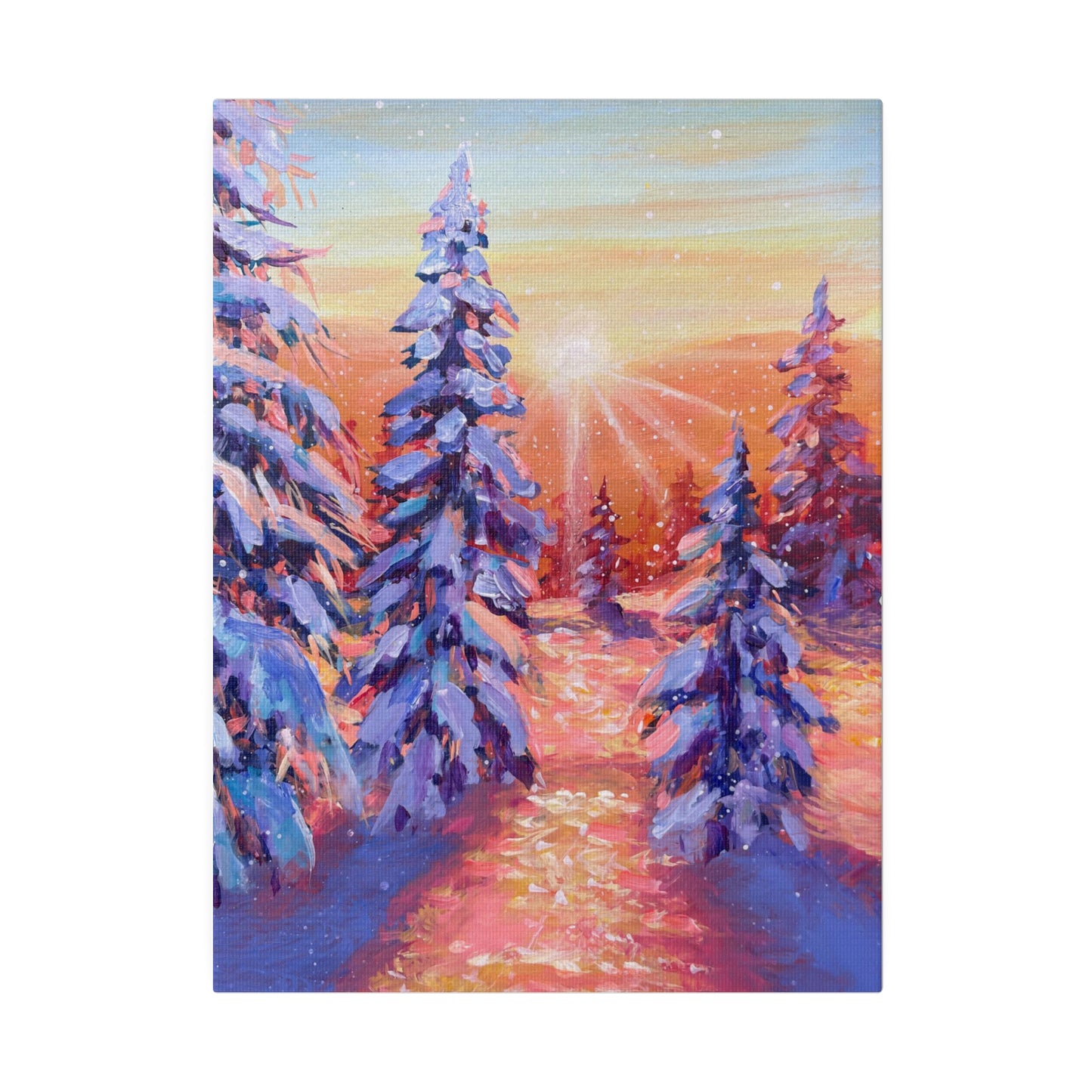 Alpine Sun | Matte Canvas, Stretched