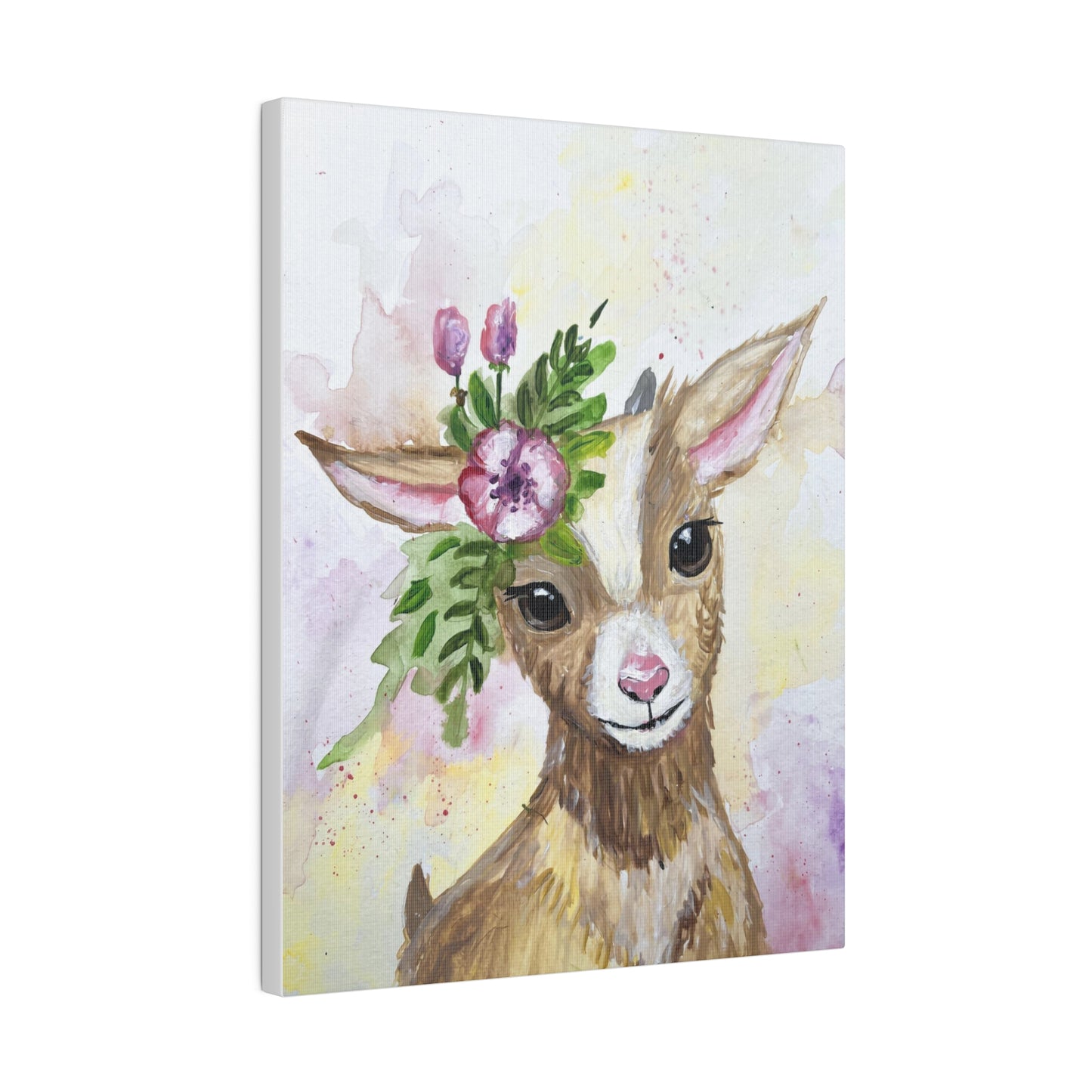 Farmyard Friends - Goat | Matte Canvas, Stretched