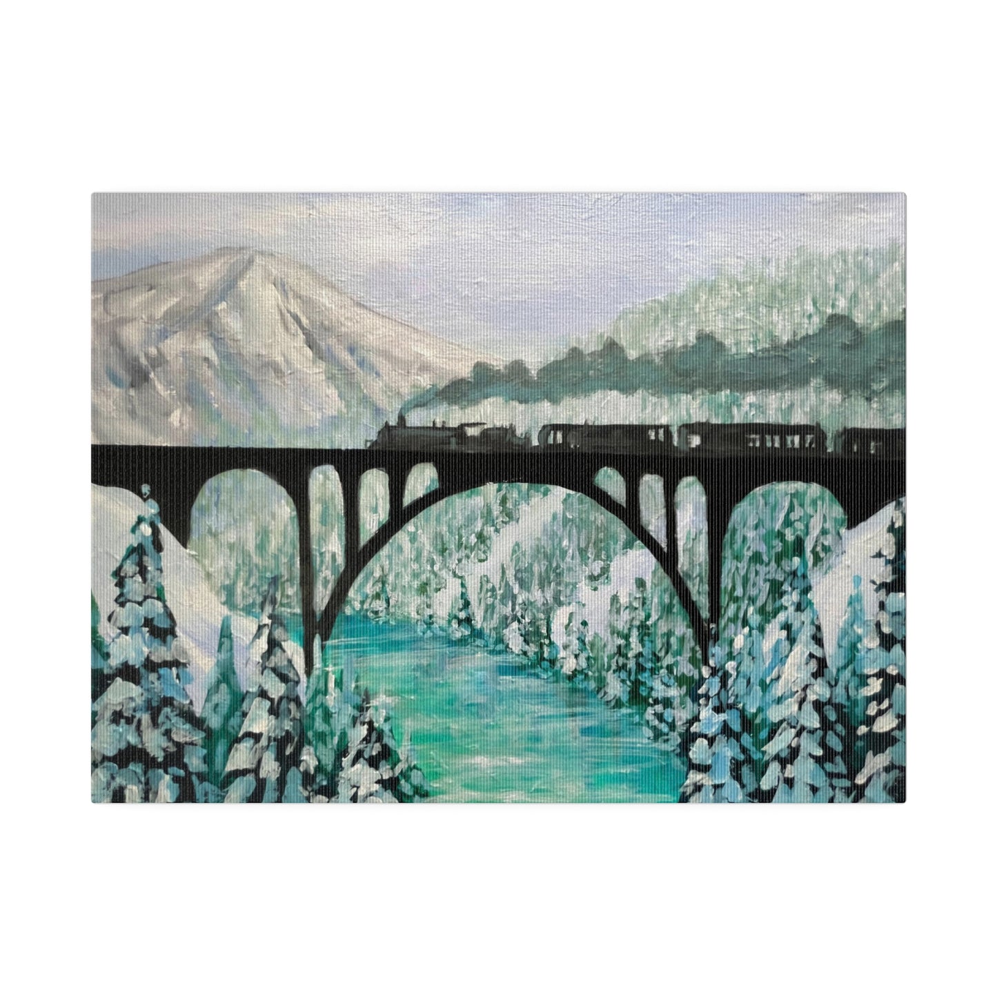Glacier Express | Matte Canvas, Stretched