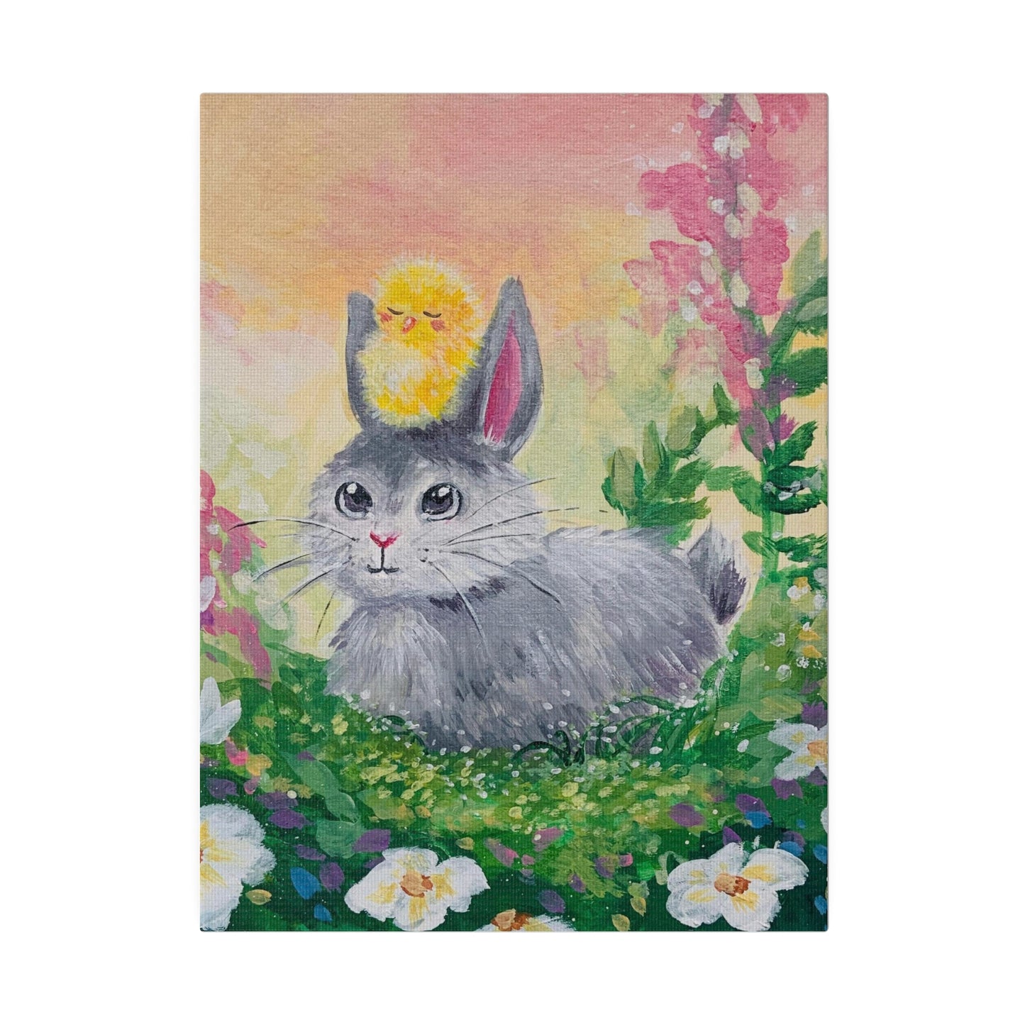Spring Friends | Matte Canvas, Stretched