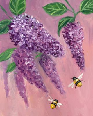 Bee-utiful Lialacs