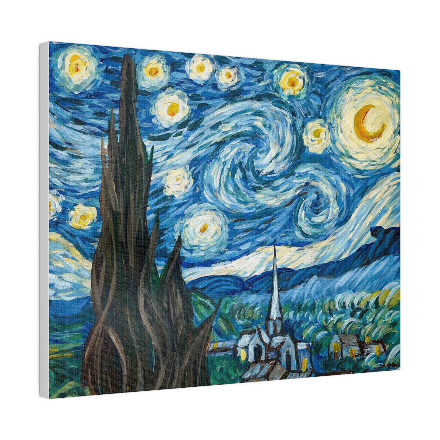 Starry Night | Matte Canvas, Stretched