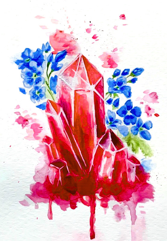 July Birthstone: Delphinium Ruby