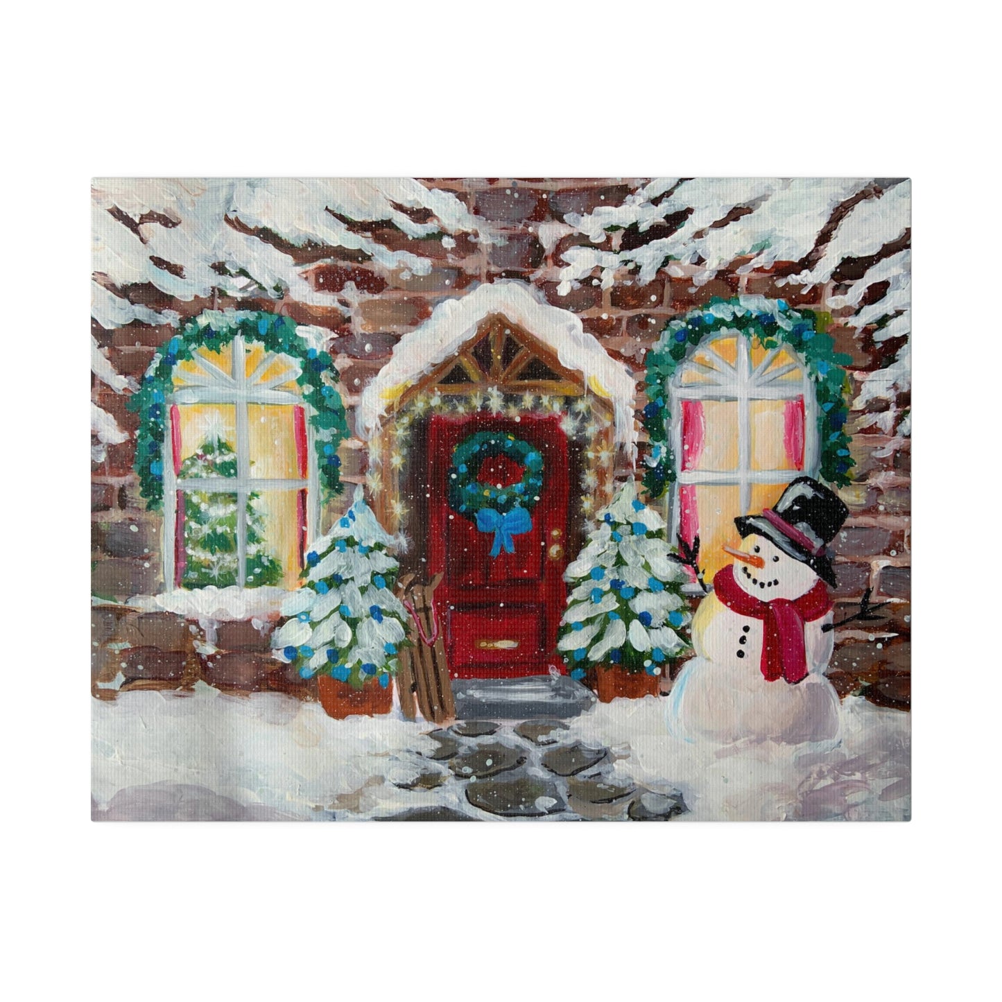 Home for the Holidays | Matte Canvas, Stretched
