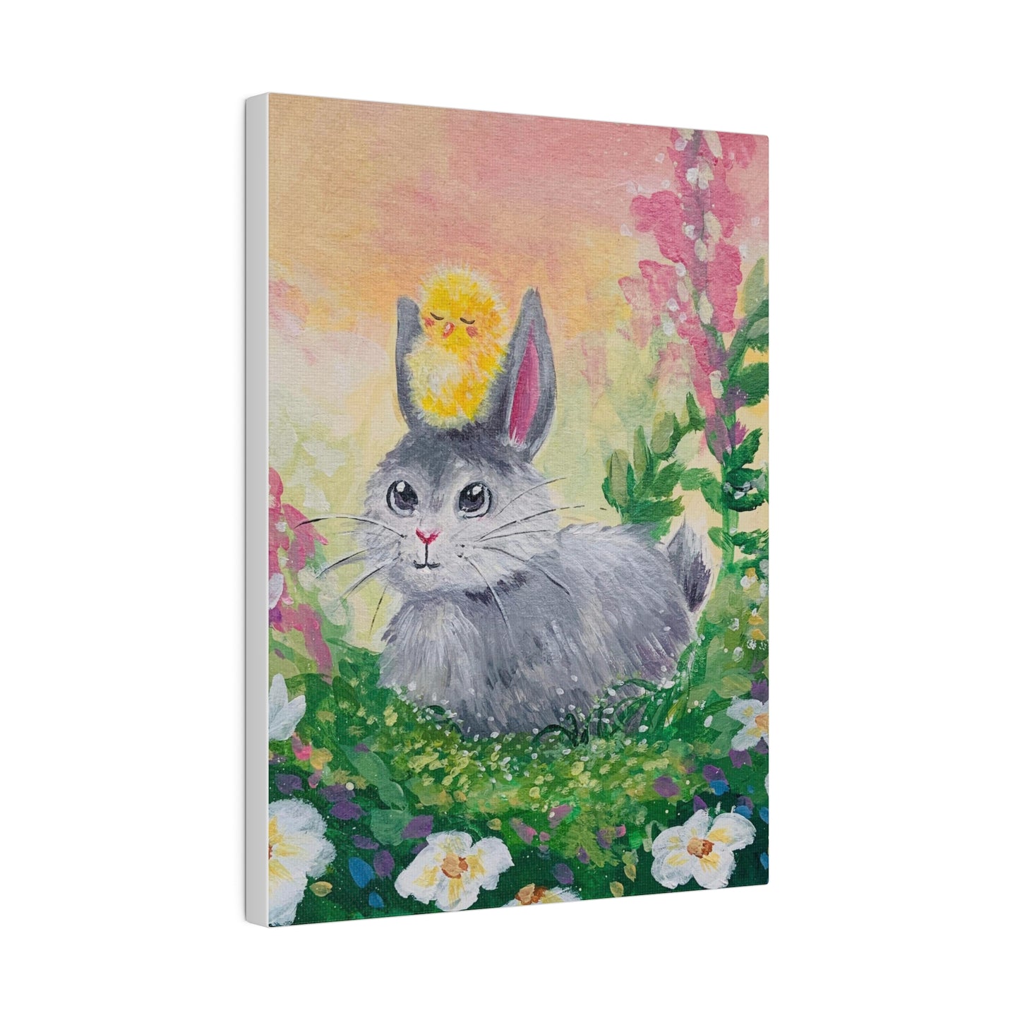 Spring Friends | Matte Canvas, Stretched