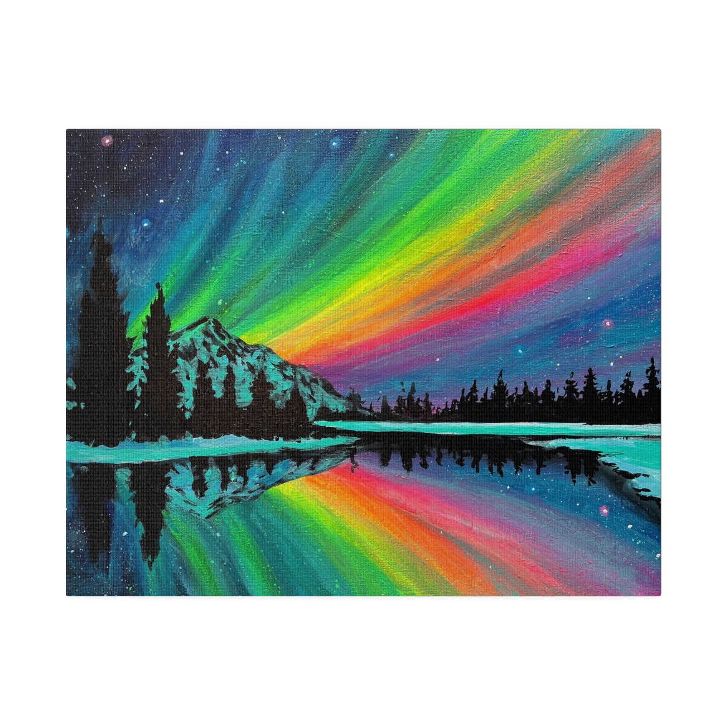 Rainbow Aura | Matte Canvas, Stretched