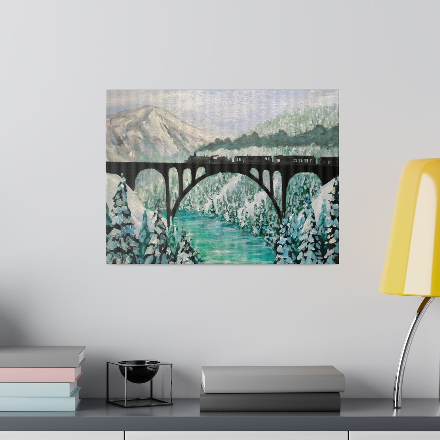 Glacier Express | Matte Canvas, Stretched