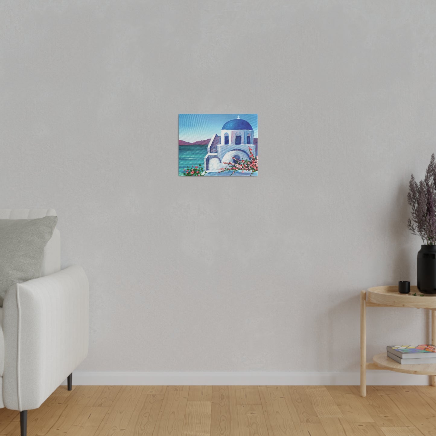 Domes of Santorini - Greece | Matte Canvas, Stretched