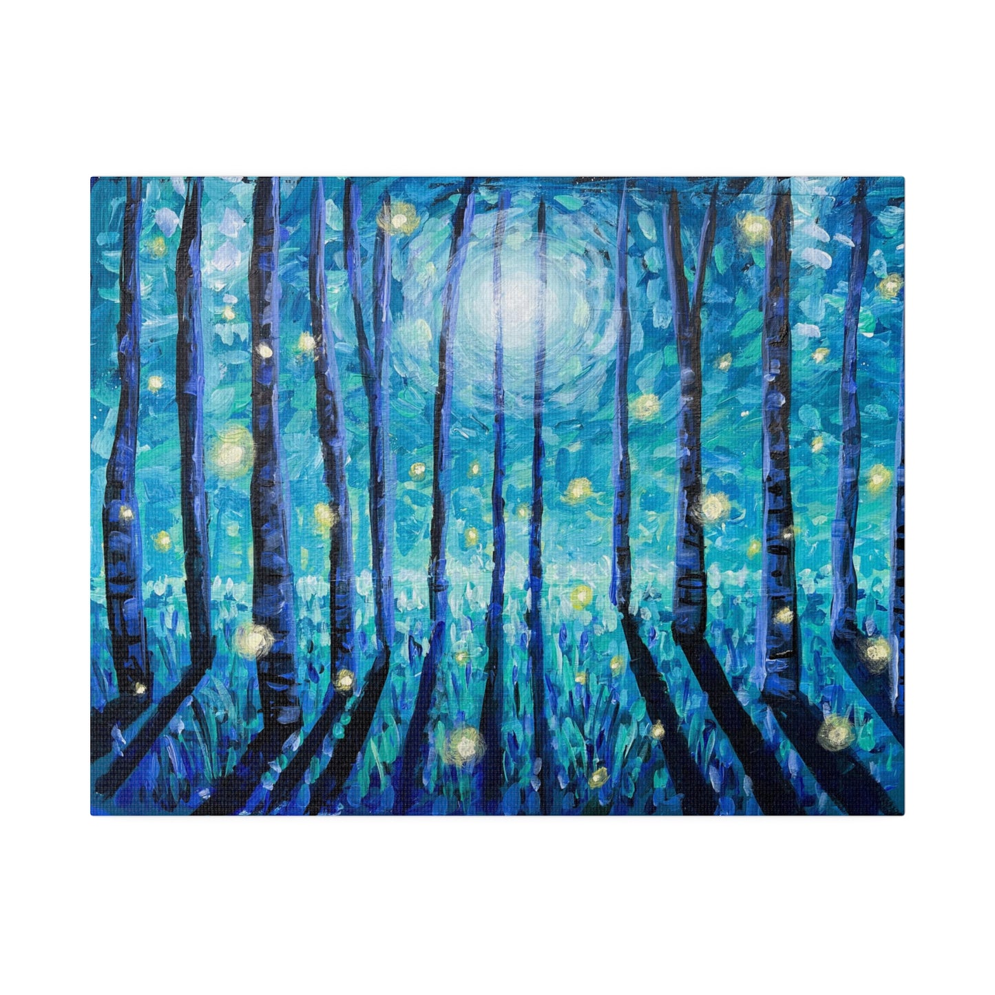 Summer Birch | Matte Canvas, Stretched
