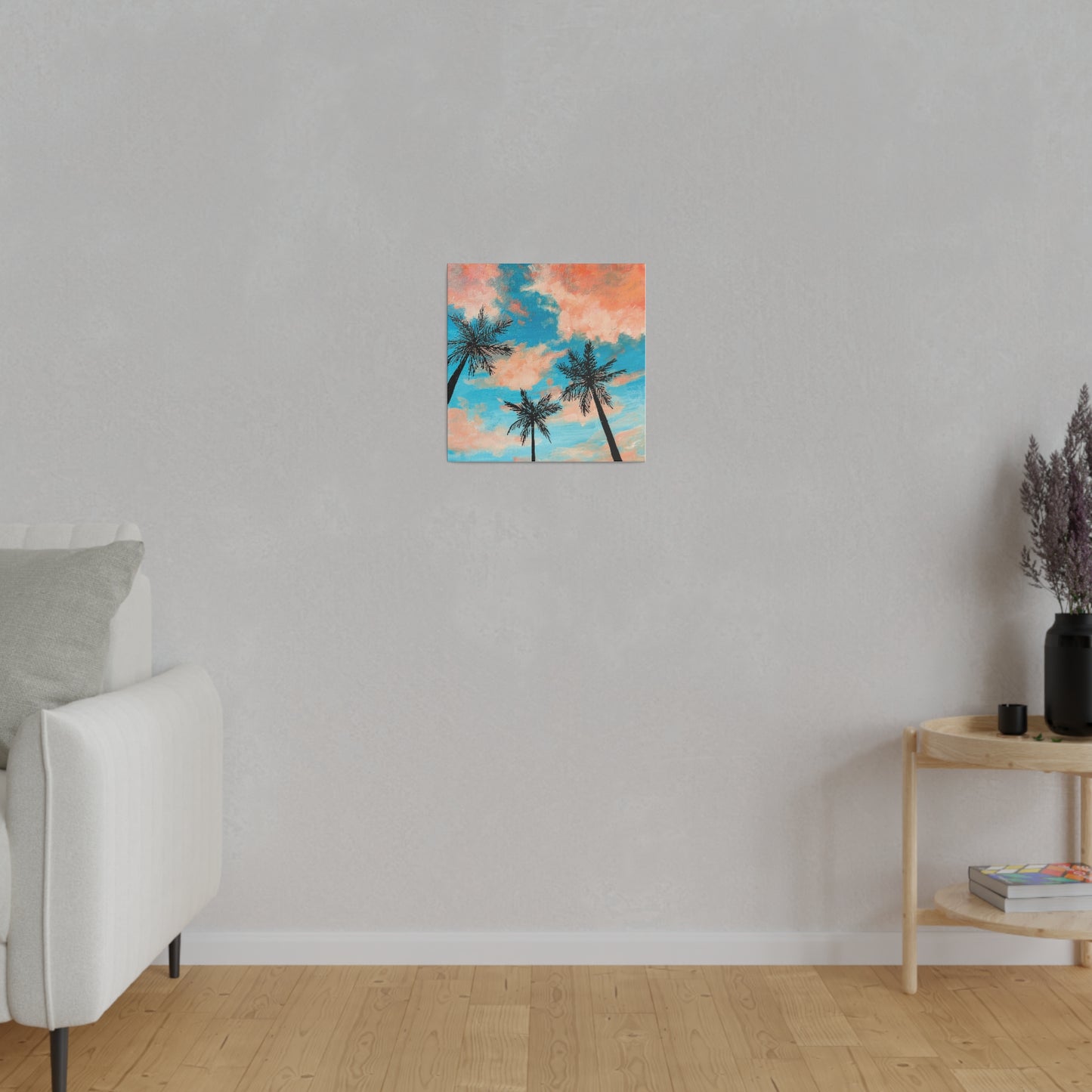 Tropical Sherbert Clouds | Matte Canvas, Stretched