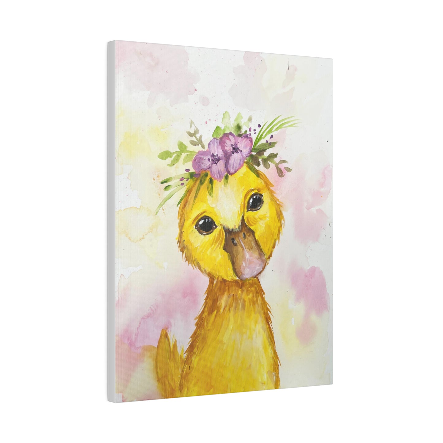 Farmyard Friends - Duck | Matte Canvas, Stretched