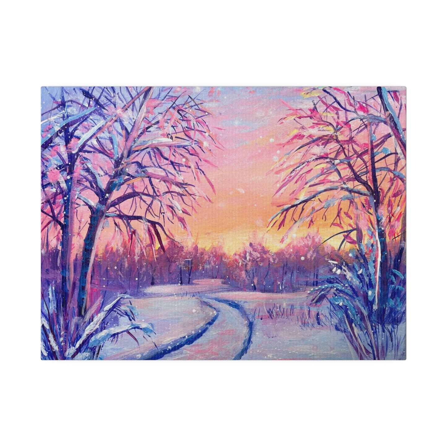 Winter Blush | Matte Canvas, Stretched