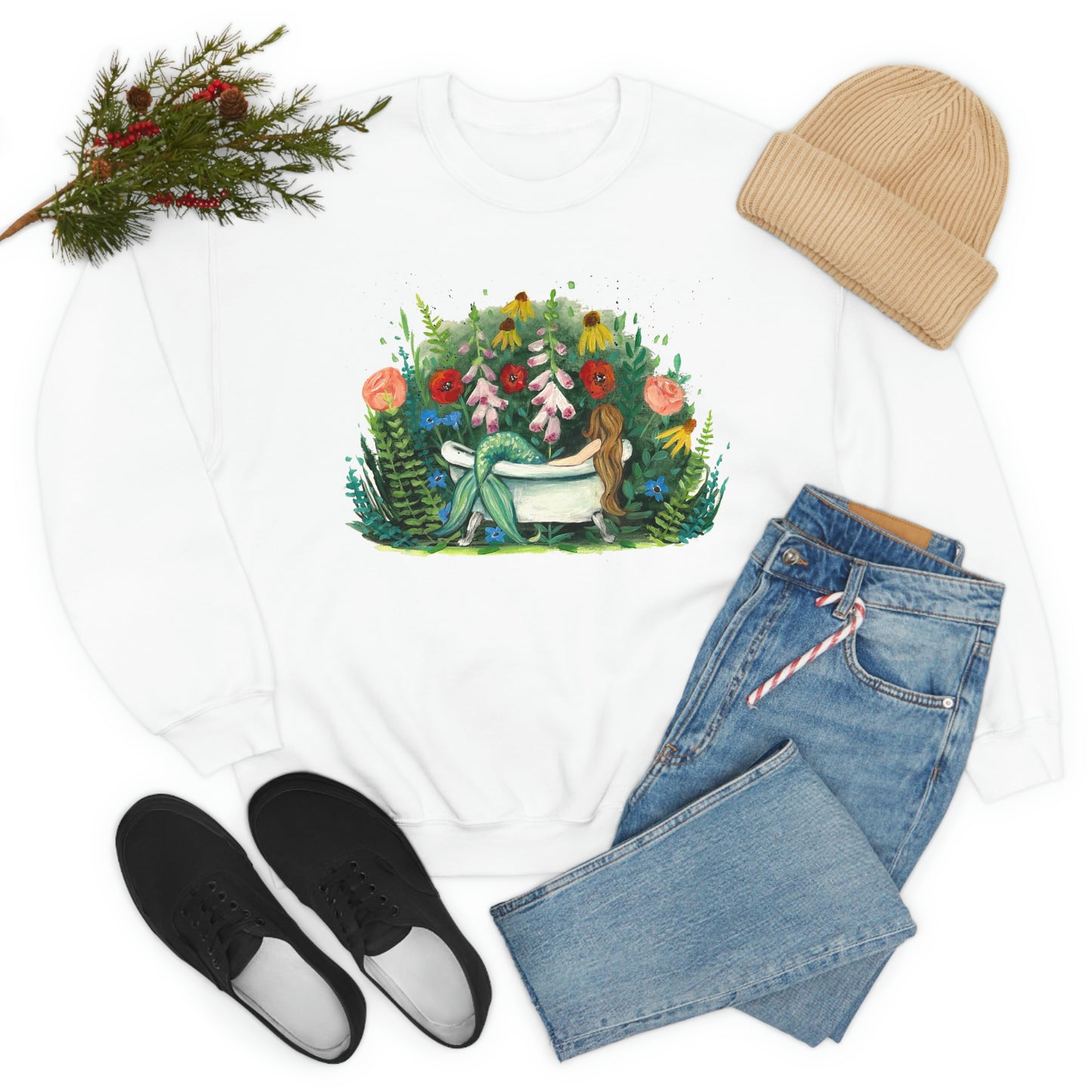 Botanical Dreams | Unisex Heavy Blend™ Crewneck Sweatshirt
