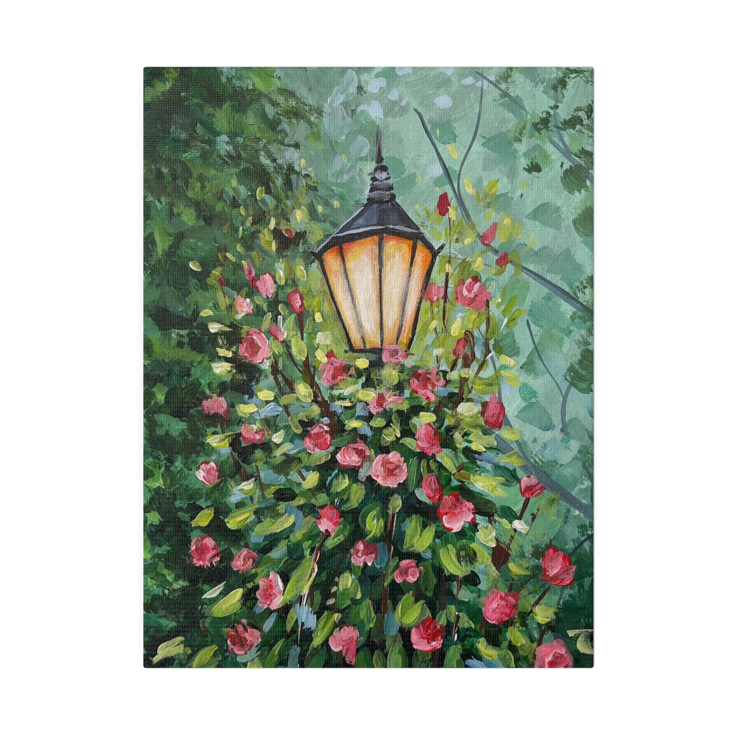 Summer Lamp Post | Matte Canvas, Stretched