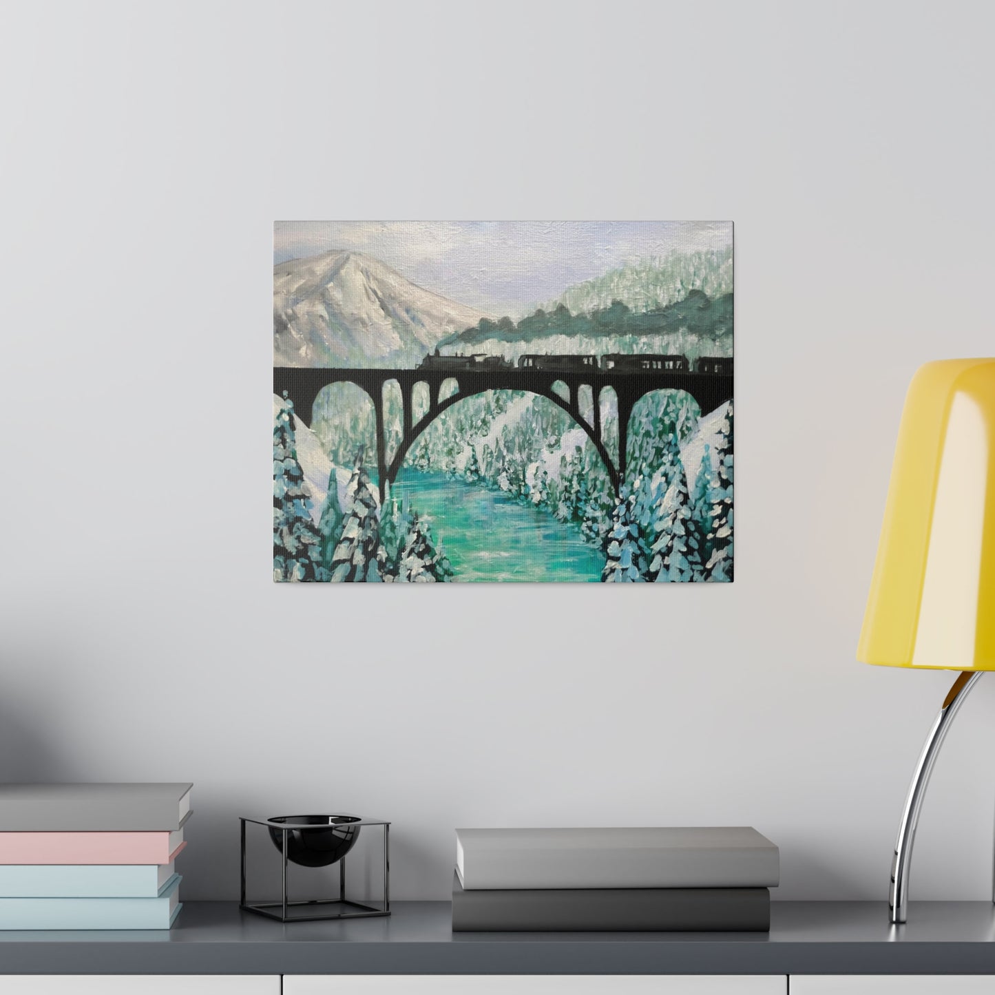 Glacier Express | Matte Canvas, Stretched
