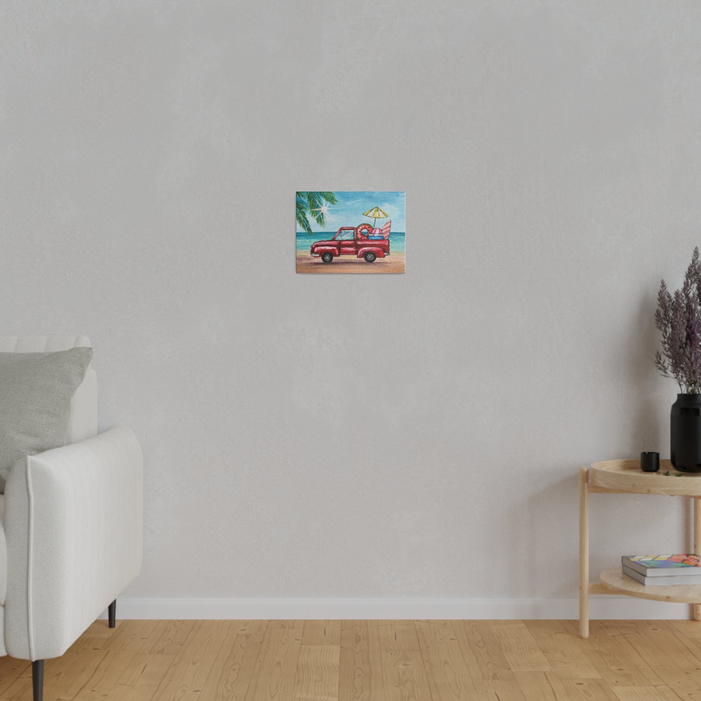 Beach Truck | Matte Canvas, Stretched