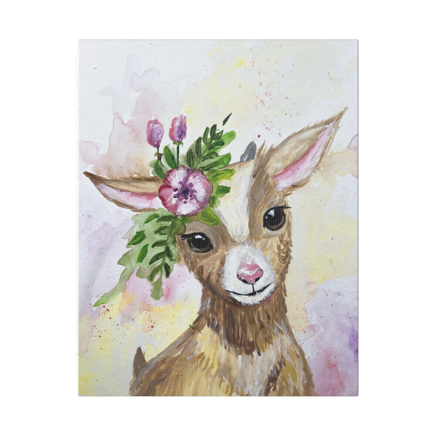 Farmyard Friends - Goat | Matte Canvas, Stretched