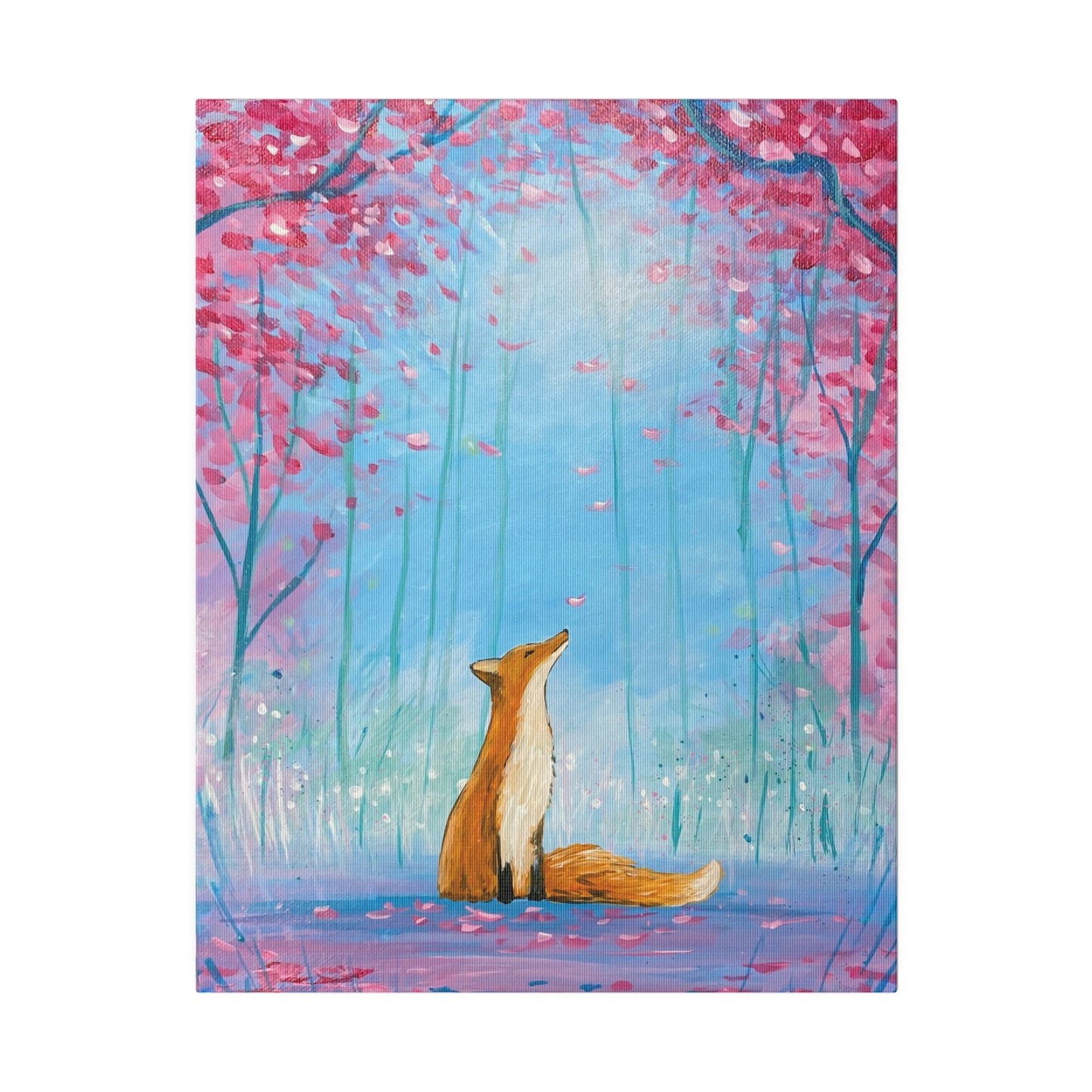 Spring Fox | Matte Canvas, Stretched