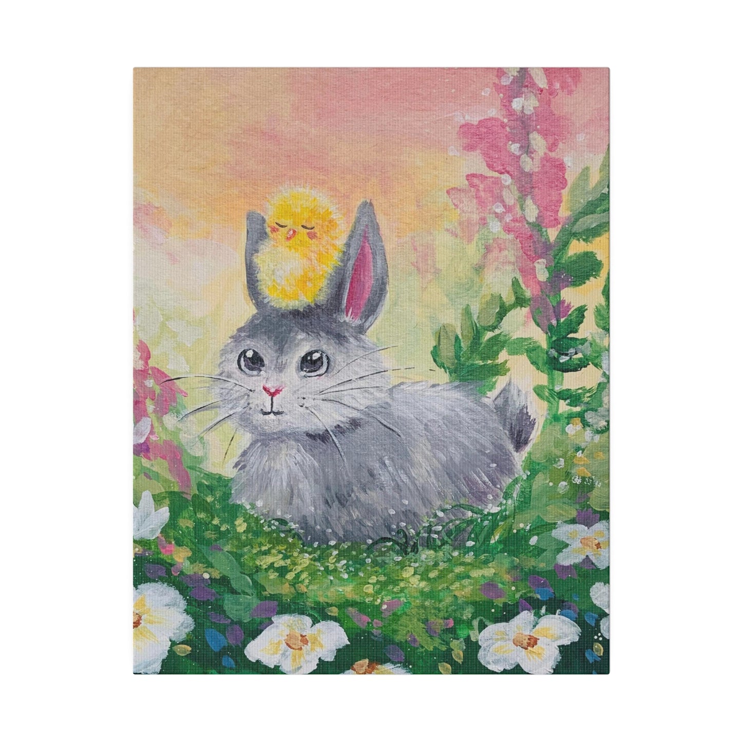 Spring Friends | Matte Canvas, Stretched