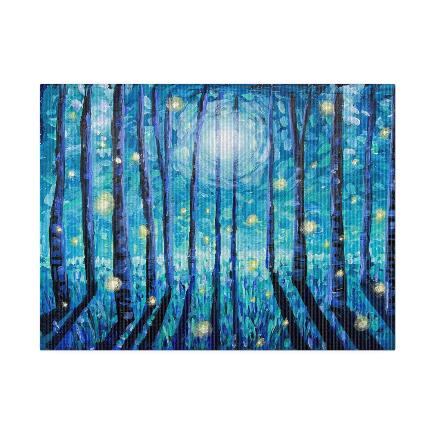 Summer Birch | Matte Canvas, Stretched