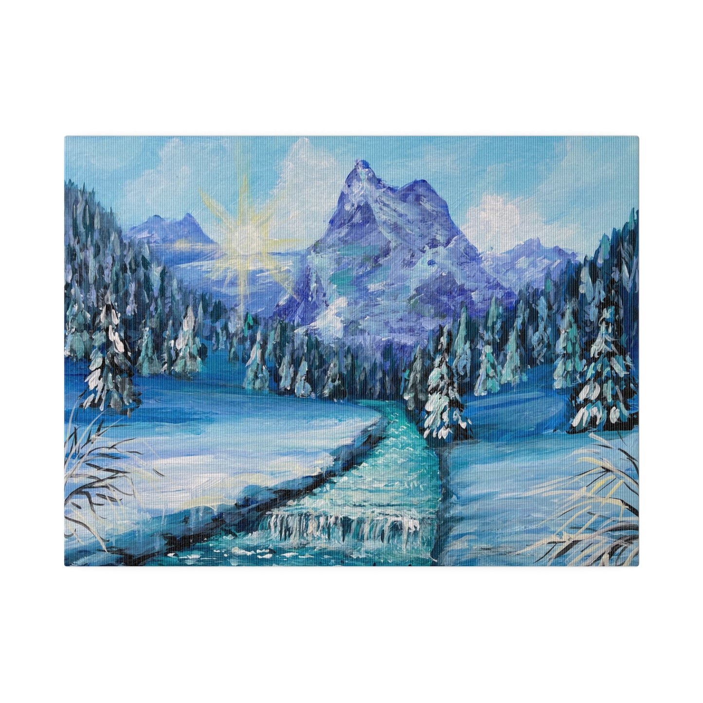 Swiss Alps | Matte Canvas, Stretched