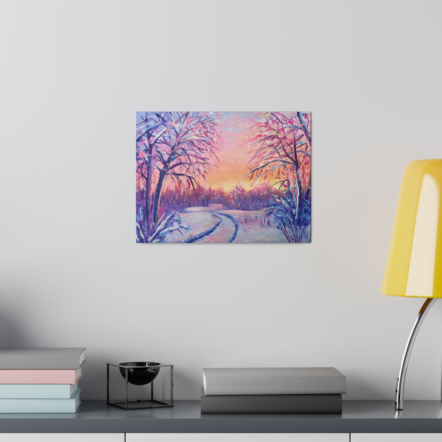Winter Blush | Matte Canvas, Stretched