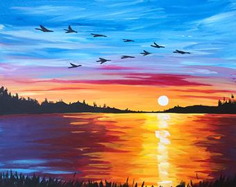 Fly at Sunset