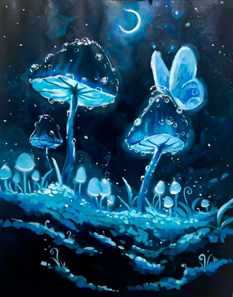 Glowing Mushrooms