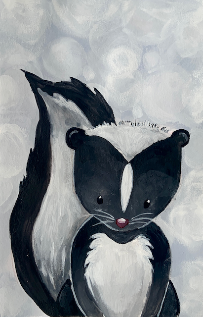 Winter Woodland: Skunk