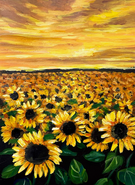 Sunflower Sunset