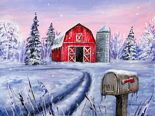 Winter Barn
