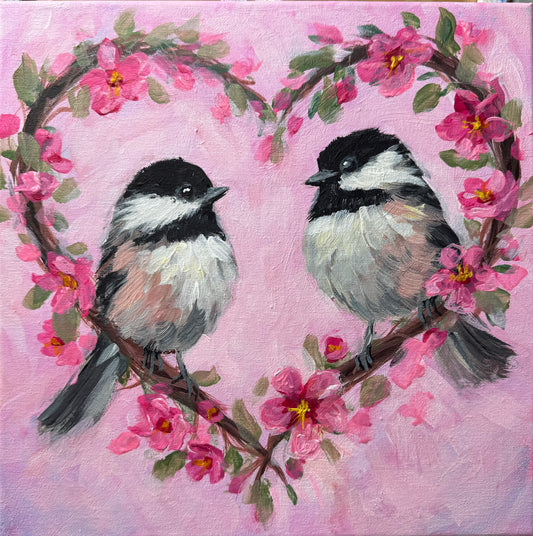 Cherry Blossom Tweethearts