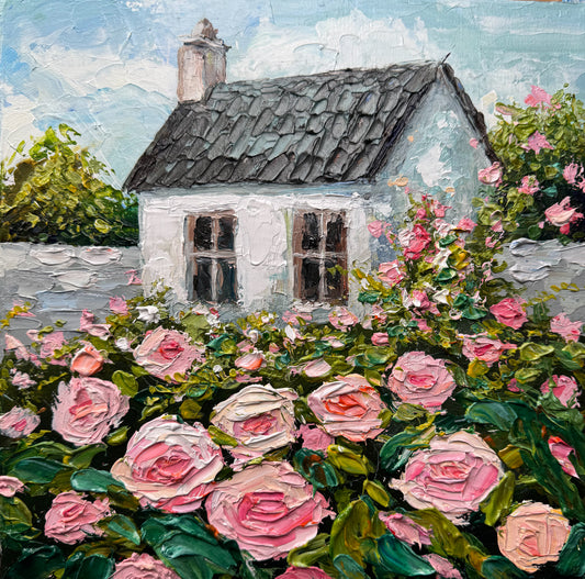 Impasto Rose Cottage