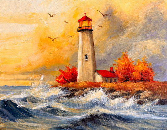 Tip Link - Autumn Lighthouse