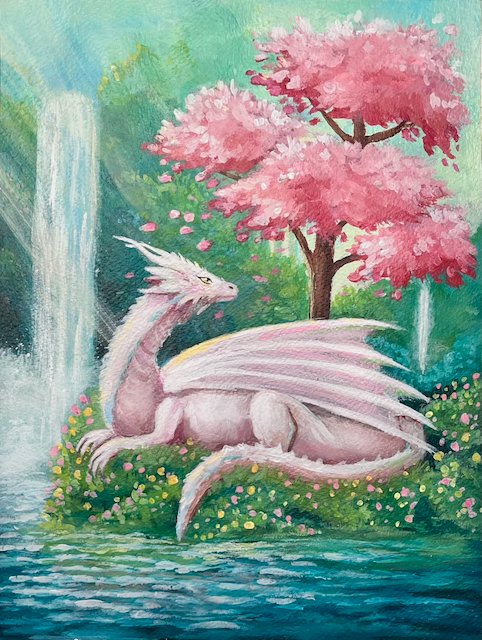 Cherry Blossom Dragon